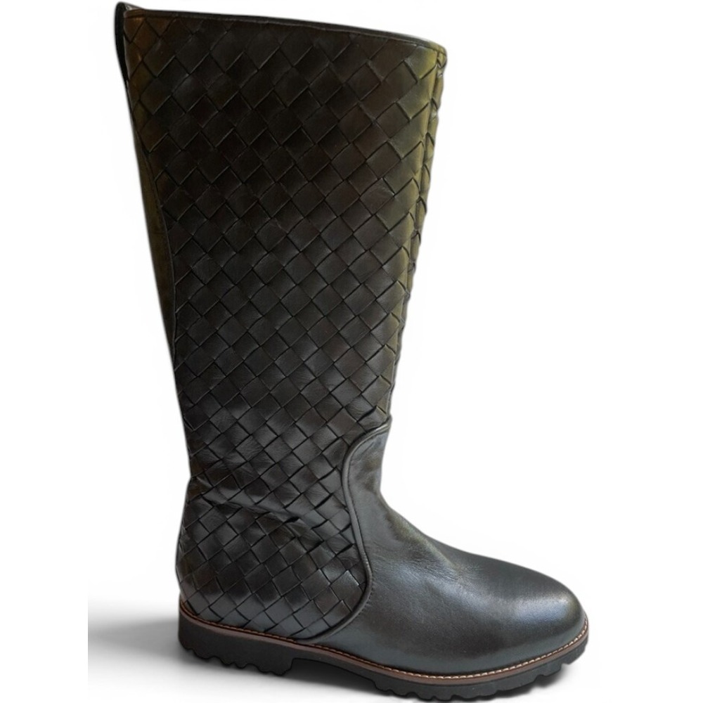 Robert Zur Joanna‎ Black True Glove Leather Boots US 10 M NWOB FALL 2023